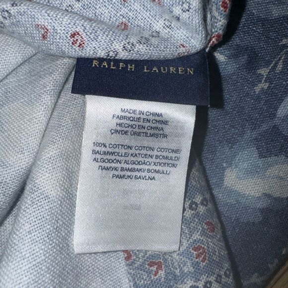 Ralph Lauren Blue Floral Duvet Cover Set - Picture 5 of 6